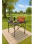 Hafif Taşıma Çantalı Katlanır Kamp Piknik Bahçe Masası Siyah 50 x 50 x 50 cm 1