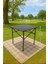 Hafif Taşıma Çantalı Katlanır Kamp Piknik Bahçe Masası Siyah 50 x 50 x 50 cm 2