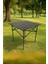 Hafif Taşıma Çantalı Katlanır Kamp Piknik Bahçe Masası Siyah 50 x 50 x 50 cm 3