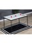 Arya 4 Kişilik 80X120 Yemek Masası Takımı-Mutfak Masası Takımı- Düz Beyaz Oval Kenar 2