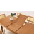 Soho Zion Ağaç Açılır Yemek Masa 6 Sandalye Takımı 80X120 2