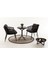 Rapunzel Bahçe Balkon Bistro Set Antrasit 3