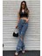 Özel Kadın Siyah Yarım Fermuarlı Sıfır Kol Crop Top Bluz Fırsat!!! 4