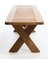 Focus 180X45 Iroko Ahşap Bank Mutfak Salon Bank Ağaç Sandalye 3