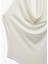 Yeni Sezon Degaje Yaka Kolsuz Slim Fit Bluz 5
