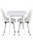 Vilinze Eames Sandalye Avanos Ahşap Mutfak Masası Takımı - 70X120 cm 2