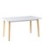 Vilinze Eames Sandalye Avanos Ahşap Mdf Mutfak Masası Takımı - 80X140 cm 4