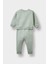 Erkek Bebek 2'li Takım Baskılı Sweatshirt Beli Lastikli Eşofman Altı E9261A525AU 4