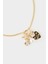 Kadın Kalpli Gold Kolye F5995AXNS 2