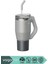 Tumbler 950ML Yeni Koleksiyon Pipetli/pipetsiz Kullanım Fonksiyonel Kulplu Paslanmaz Çelik Termos Gri 1