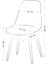 Vilinze Eames Sandalye Avanos Ahşap Mutfak Masası Takımı - 70X120 cm 5