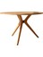 Milano Natural Ahşap Masa Sandalye Takımı 100X100 4