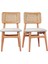 Milano Natural Ahşap Masa Sandalye Takımı 100X100 5