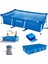 28271 Dikdörtgen Prefabrik Havuz 260X160X65CM Filtre+Örtü Set 1