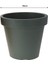 Namook Yuvarlak Plastik Saksı Yeşil Çap 30 cm Yükseklik 26 cm 2