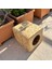 Kedi Evi Dış Ortam Uygun Ahşap Kedi Evi 34X27X24 cm Sokak Hayvanları Için 3