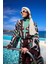 Kahverengi Kimono – Konforlu, Şık Tesettür Plaj Pareosu P2510 3