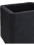 Namook Plastik Taş Tasarım Saksı Siyah G 39CM D 39CM Y 33CM 3