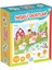 Neşeli Dostlar 3+ Yaş Çocuklar Için 48 Parça Eğitici-Eğlenceli Puzzle ve Eşleştirme Oyunu 1