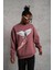 Erkek Güvercin Baskılı Sweatshirt - Gül Kurusu 3