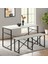 Masa Takımı Bench Bank Masa Seti 120X60 Mutfak ve Yemek Masası Beyaz 1560 1