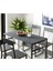 Mutfak Masası Yemek Masası Salon Masası 4 Kişilik 120X60 Masa Füme 1536 3