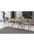 Kri̇stal Hg Masa, Perla Sandalye, Cappi̇ci̇no, 110X70 1