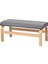 Vilinze Ege Sandalye ve Bank Avanos Ahşap Mdf Mutfak Masası Takımı - 70X120 cm 4