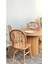 Oslo Ahsap Natural Masa Sandalye Takımı 100X100 5