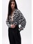 Desenli Crop Gömlek 4