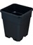 Siyah Kare Saksı 25 Litre 1