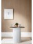 Coral Beyaz Ahşap Yuvarlak Masa Takımı 2 Sandalyeli 90X90 2