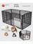 100CM x 50CM x 50CM Kedi, Köpek, Tavşan, Ginepig, Eğitim, Oyun Çiti ve Kafesi 1