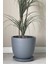 Klasik Saksı Tabaklı 38 cm x 40 cm Koyu Füme 2