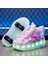 4 Tekerlekli USB Şarjlı LED Işıklı Paten Ayakkabı (Yurt Dışından) 1