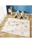 Ovozı 160×180×1CM Çift Taraflı Katlanabilir Bebek Emekleme Matı Oyun Paspasları ve Halıları (Yurt Dışından) 1