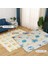 Ovozı 200×180×1.5CM Çift Taraflı Katlanabilir Bebek Emekleme Minderi Oyun Paspasları ve Halıları (Yurt Dışından) 1