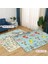 Ovozı 200×180×1CM Çift Taraflı Katlanabilir Bebek Emekleme Matı Oyun Paspasları ve Halıları (Yurt Dışından) 1