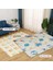 Ovozı 160×180×2CM Çift Taraflı Katlanabilir Bebek Emekleme Matı Oyun Paspasları ve Halıları (Yurt Dışından) 1