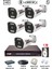 5 Kameralı Ip Güvenlik Kamerası Seti Sesli 4mp Gece Renkli Su Geçirmez 1506S 1tb 2