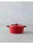 Tiny Taste Alüminyum Döküm Mini Tencere Seti 14X14X14 cm Kırmızı-Siyah 2