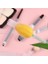 Pembe Makyaj Fırça Seti, Allık, Kontür, Eyeliner, Örgü Kılıf ile Şık ve Kullanışlı 4