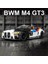 1:24 Bmw M4 Gt3 Alaşım Spor Araba Modeli Döküm Metal Oyuncak Araba Araçlar Modeli Simülasyon Ses ve Işık Koleksiyonu Çocuk Hediye (Yurt Dışından) 1