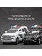 1:32 Toyota Cruiser Polis Suv Alaşım Araba Diecast Metal Modeli Ses ve Işık Oyuncak Bilgisayar Masaüstü Süsler Hediye Arkadaş Boys Için (Yurt Dışından) 4