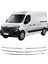 Renault Master Uyumlu 2021 ve Üzeri Krom Ön Panjur 4 Parça Paslanmaz Çelik 2