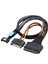 Gen5 Mcıo Slimline SFF-8654 4ı - Sas 8639 U.2 Adaptör Kablosu + 15P Sata Güç Kablosu Dönüştürücü Tel Kordon 0,5 M (Yurt Dışından) 4