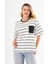 Alexandergardı Cep Detaylı Çizgili T-Shirt 1