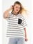 Alexandergardı Cep Detaylı Çizgili T-Shirt 4