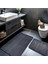 2'li Peluş Banyo Paspası Takımı – Yumuşak Kaymaz Tabanlı Klozet Takımı 60X50 - 60X100 Koyu Gri 1
