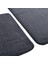 2'li Peluş Banyo Paspası Takımı – Yumuşak Kaymaz Tabanlı Klozet Takımı 60X50 - 60X100 Koyu Gri 3